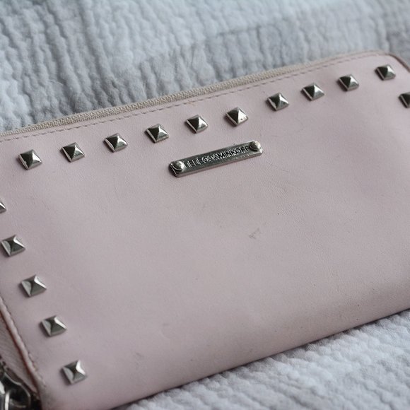 Rebecca Minkoff Pink Studded Wallet - Picture 2 of 6